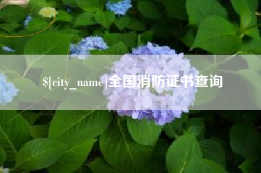 三门峡全国消防证书查询