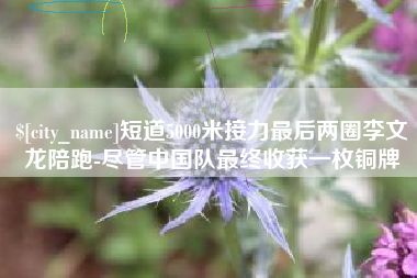 三门峡短道5000米接力最后两圈李文龙陪跑-尽管中国队最终收获一枚铜牌