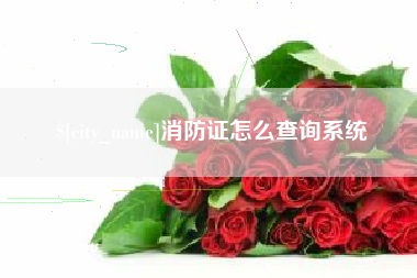 三门峡消防证怎么查询系统