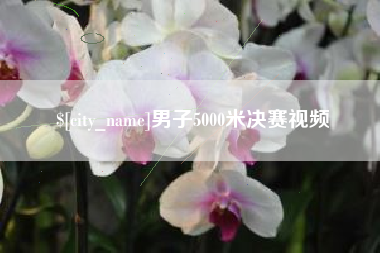 三门峡男子5000米决赛视频
