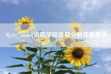 三门峡消防学校录取分数线是多少