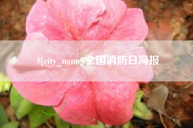 三门峡全国消防日海报