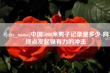 三门峡中国5000米男子记录是多少-向终点发起强有力的冲击