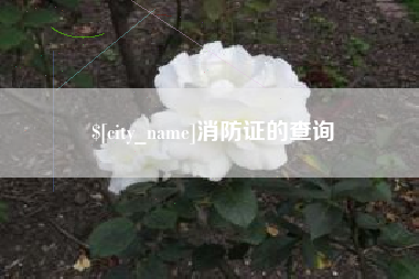 三门峡消防证的查询