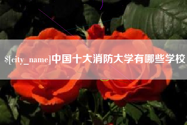 三门峡中国十大消防大学有哪些学校