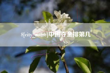 三门峡中国夺金排第几