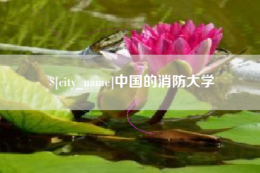 三门峡中国的消防大学