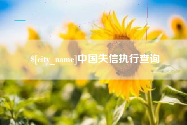 三门峡中国失信执行查询