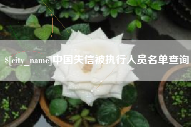 三门峡中国失信被执行人员名单查询