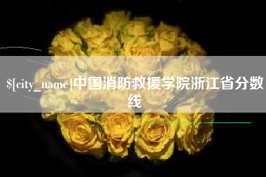 三门峡中国消防救援学院浙江省分数线