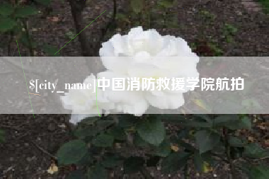 三门峡中国消防救援学院航拍