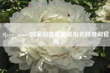 三门峡国家应急救援员报名网查询官网