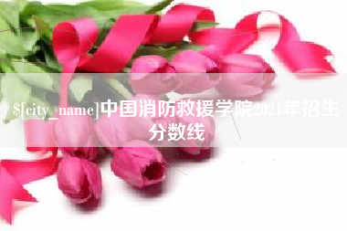 三门峡中国消防救援学院2021年招生分数线