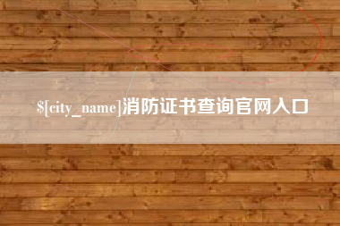三门峡消防证书查询官网入口
