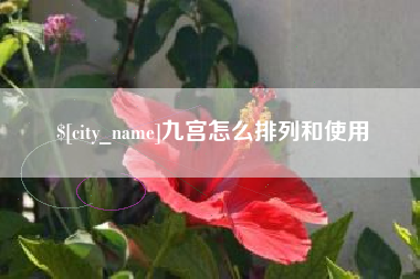 三门峡九宫怎么排列和使用