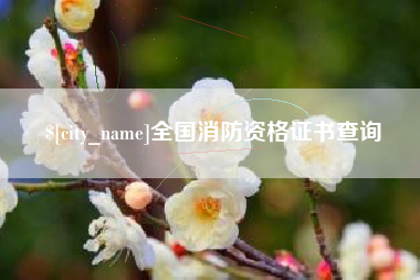 三门峡全国消防资格证书查询