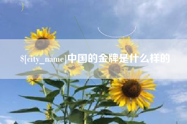 三门峡中国的金牌是什么样的