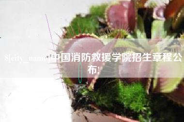 三门峡中国消防救援学院招生章程公布!
